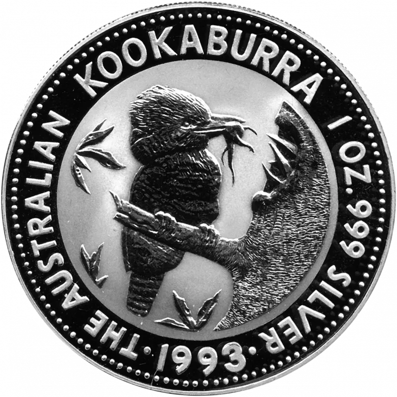 1 OZ Silber Australien Kookaburra 1993
