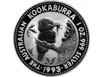 1 OZ Silber Australien Kookaburra 1993