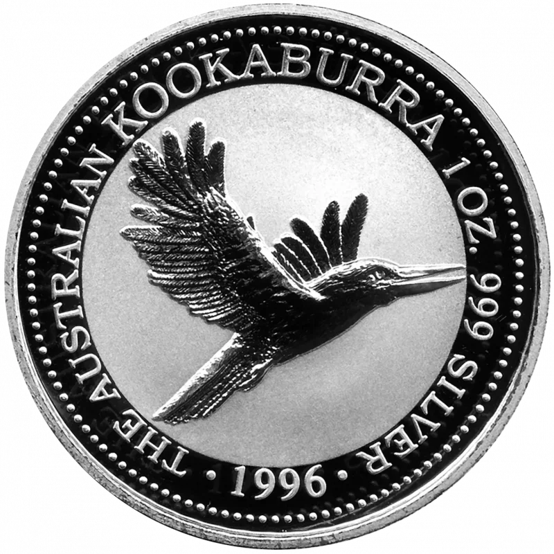 1 OZ Silber Australien Kookaburra 1996