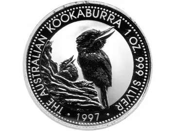 1 OZ Silber Australien Kookaburra 1997