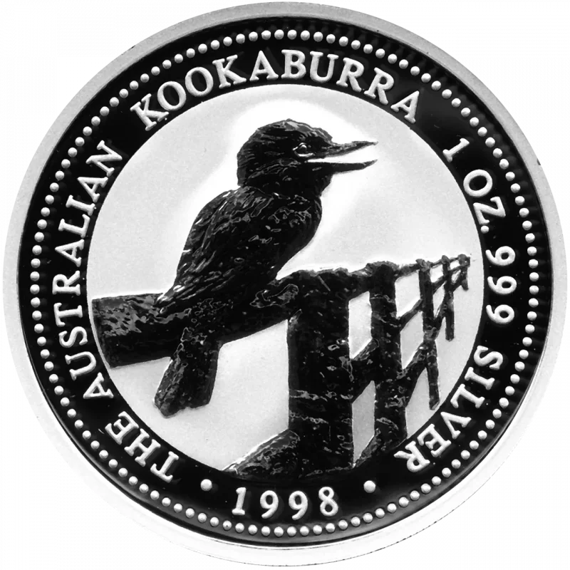 1 OZ Silber Australien Kookaburra 1998