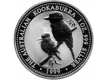 1 OZ Silber Australien Kookaburra 1999
