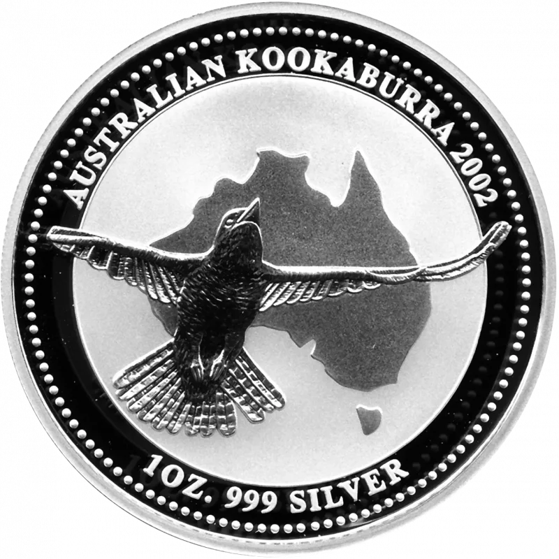 1 OZ Silber Australien Kookaburra 2002