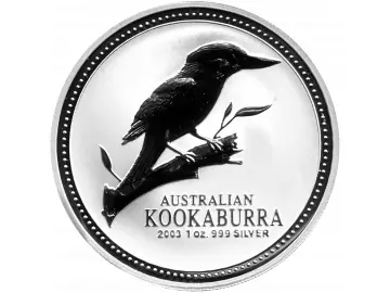 1 OZ Silber Australien Kookaburra 2003
