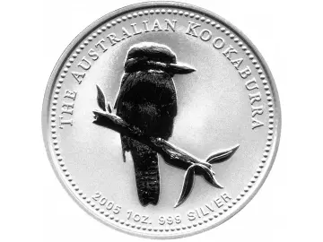 1 OZ Silber Australien Kookaburra 2005