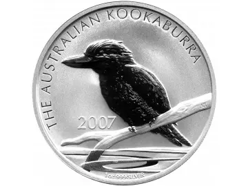 1 OZ Silber Australien Kookaburra 2007