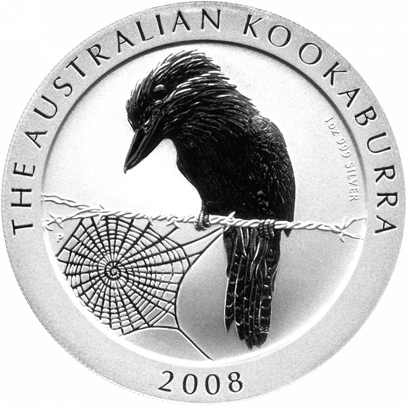 1 OZ Silber Australien Kookaburra 2008