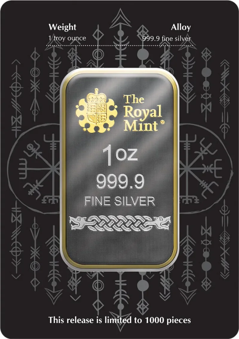 1 OZ Silberbarren The Royal Mint Loki Norse Gods Spezial Edition