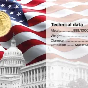 Donald Trump 1/1000 Oz 999 Goldmedaille