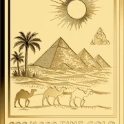 Goldcard Motiv Nefetiti 1/1000 Oz 999