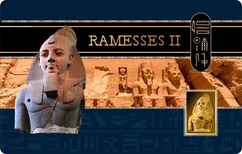 Goldcard Motiv Ramesses II 1/1000 Oz 999