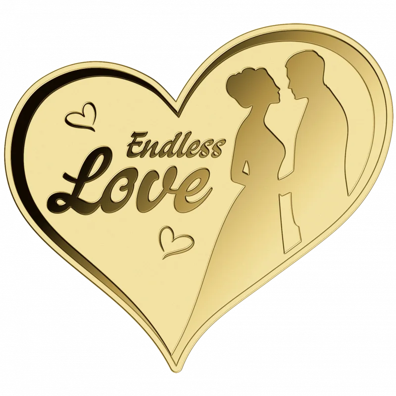 Endless Love 1/1000 Oz 999 Goldmedaille in Box