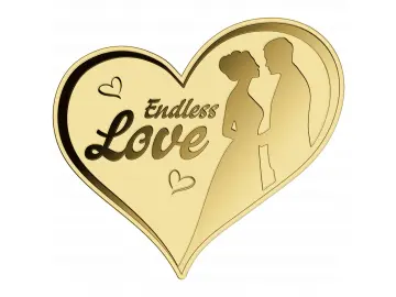 Endless Love 1/1000 Oz 999 Goldmedaille in Box
