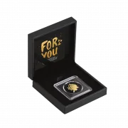 Rose 1/1000 Oz 999 Goldmedaille in Box