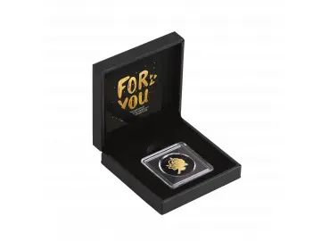 Rose 1/1000 Oz 999 Goldmedaille in Box