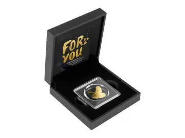 Friedenstaube 1/1000 Oz 999 Goldmedaille in Box